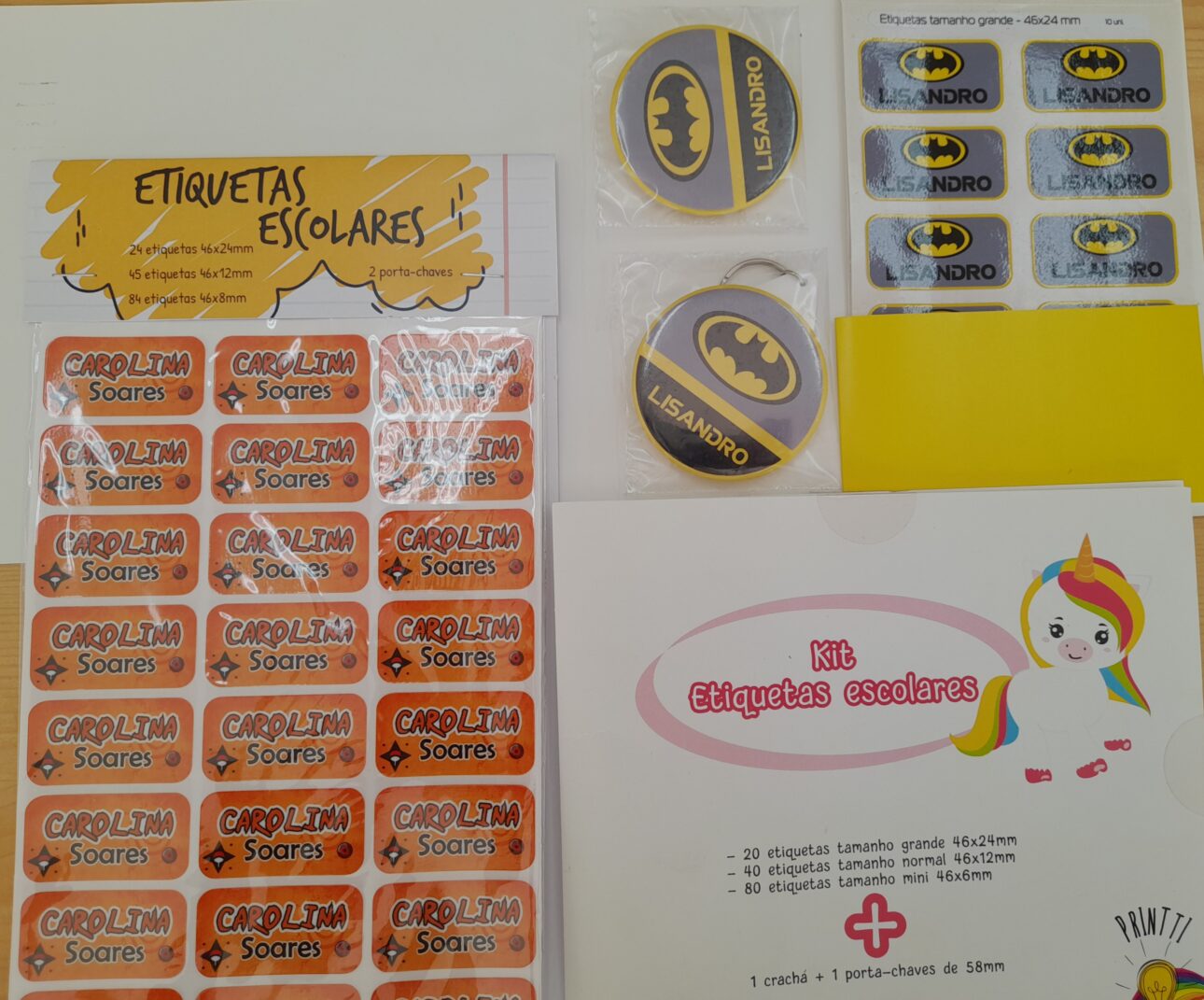 Kit etiquetas escolares personalizavel - Image 12